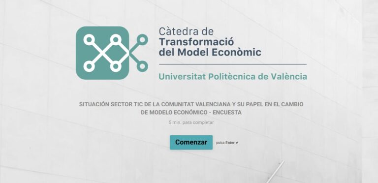 Lanzada encuesta para el estudio de la situación del sector TIC de la Comunitat Valenciana y su papel en el cambio de modelo económico