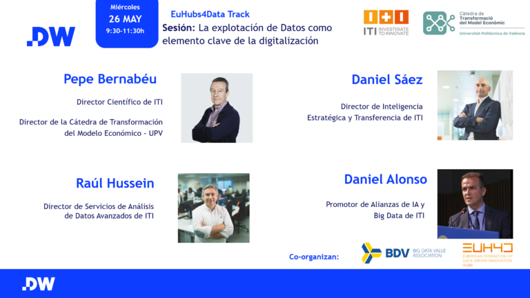 El director de la Cátedra de Transformación del Modelo Económico, José Bernabeu, participa en el webinar “La explotación de Datos como elemento clave de la digitalización”