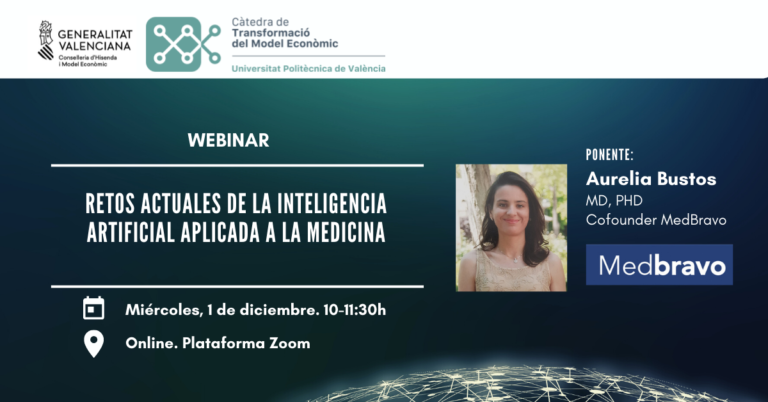 WEBINAR – Retos actuales de la Inteligencia Artificial aplicada a la medicina