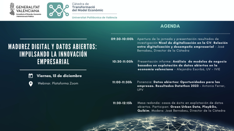 WEBINAR – Madurez digital y datos abiertos: impulsando la innovación empresarial