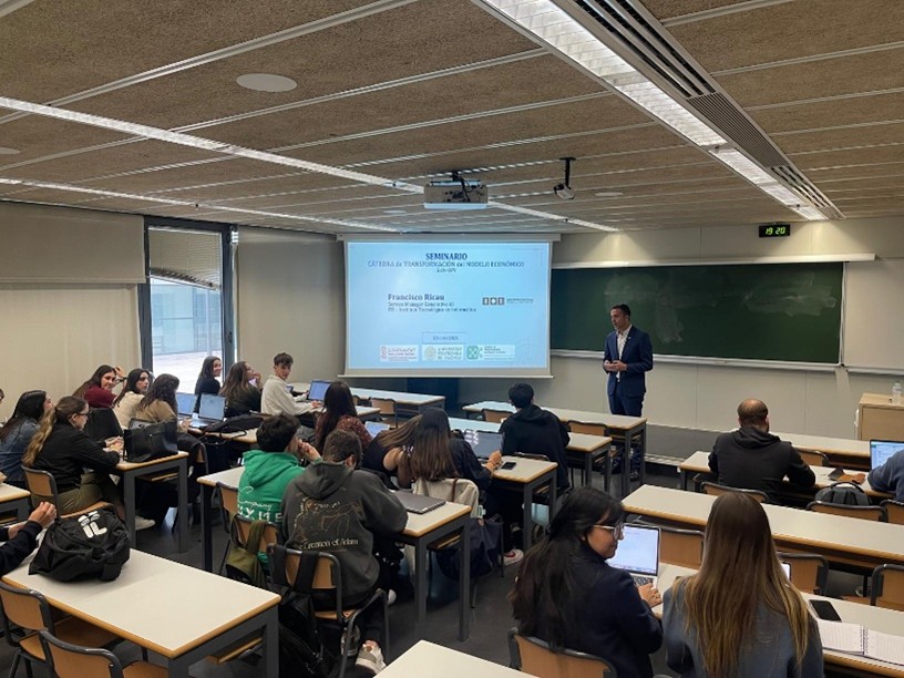 La Cátedra de Transformación del Modelo Económico GVA-UPV organiza tres seminarios especializados sobre digitalización, innovación y competitividad en la Comunidad Valenciana